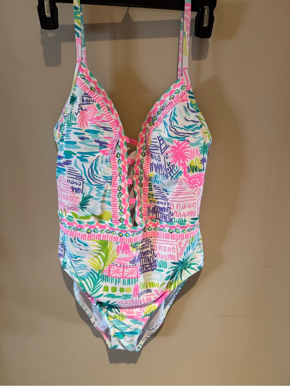 Lilly Pulitzer Isle Lattice swimsuit